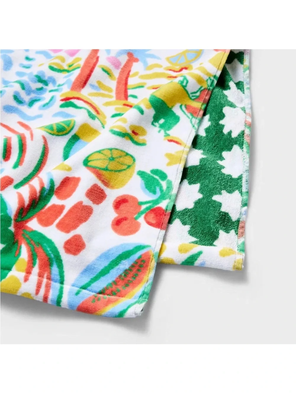 Vacation Reversible Two Person Beach Towel Yellow/Green - Roller Rabbit x Target
